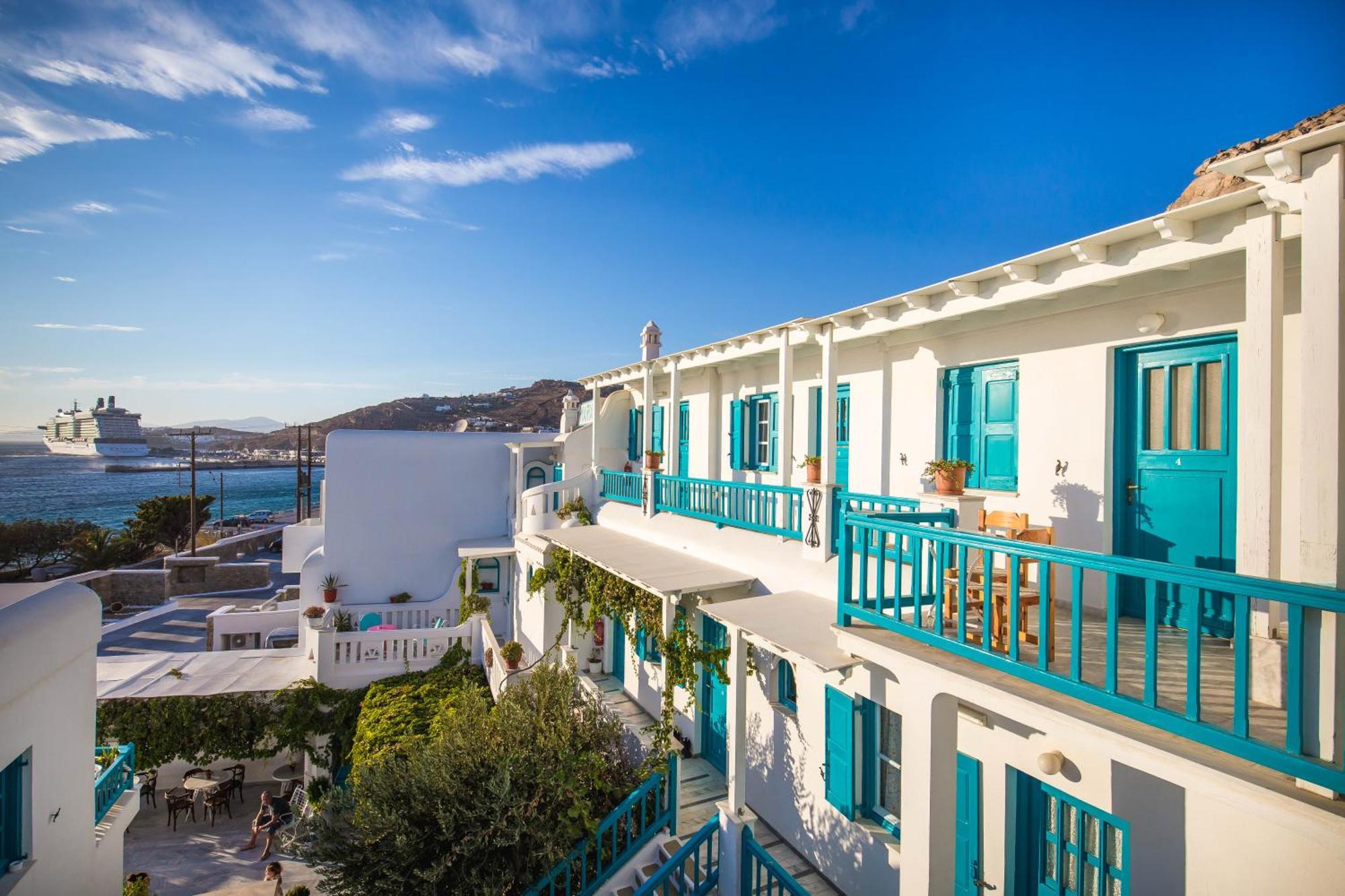 Pension Marias Sea View Mykonos Town Dış mekan fotoğraf